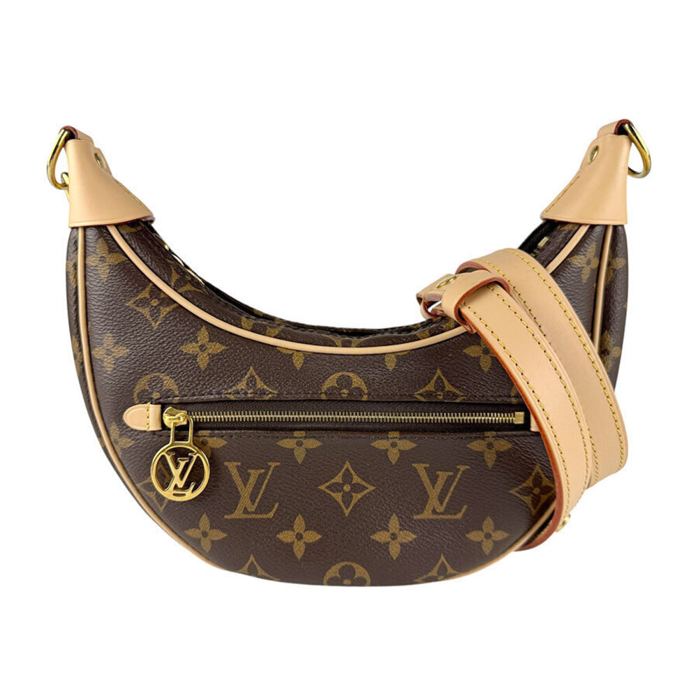 Louis Vuitton Shoulder Bag Monogram Loop Canvas Brown
